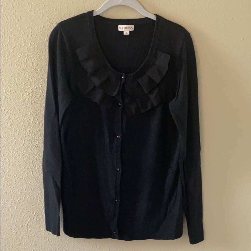 Merona Ruffle Cardigan